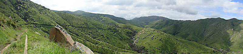 Pan Shot of Anderson Truck Trail